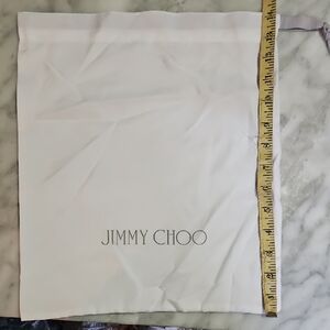 Jimmy Choo Cream Shoe Bag